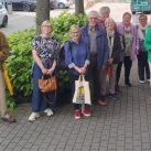 Wohl wegen des angekündigten Unwetters war der Geschichtsverein nur mit einer kleinen Gruppe "am Tour".